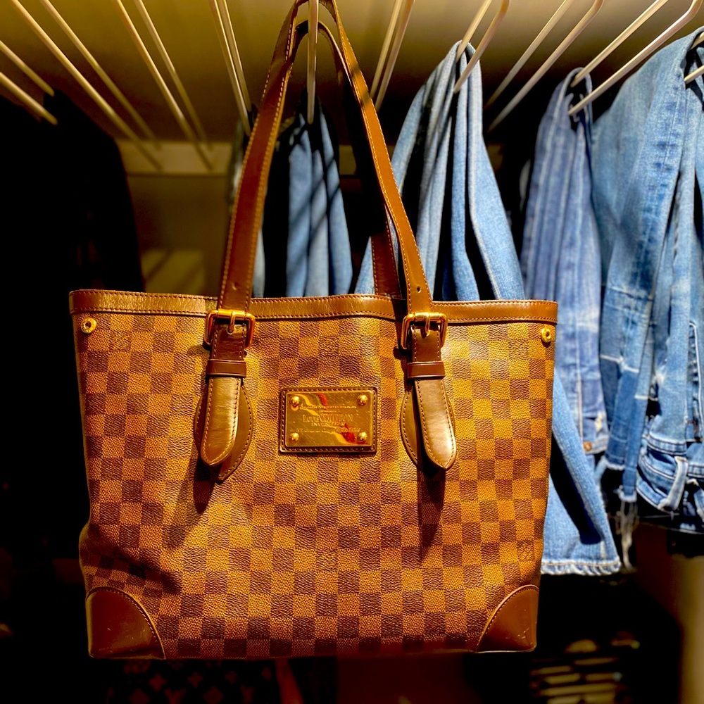 LV Damien Ebene Hampstead MM Bag